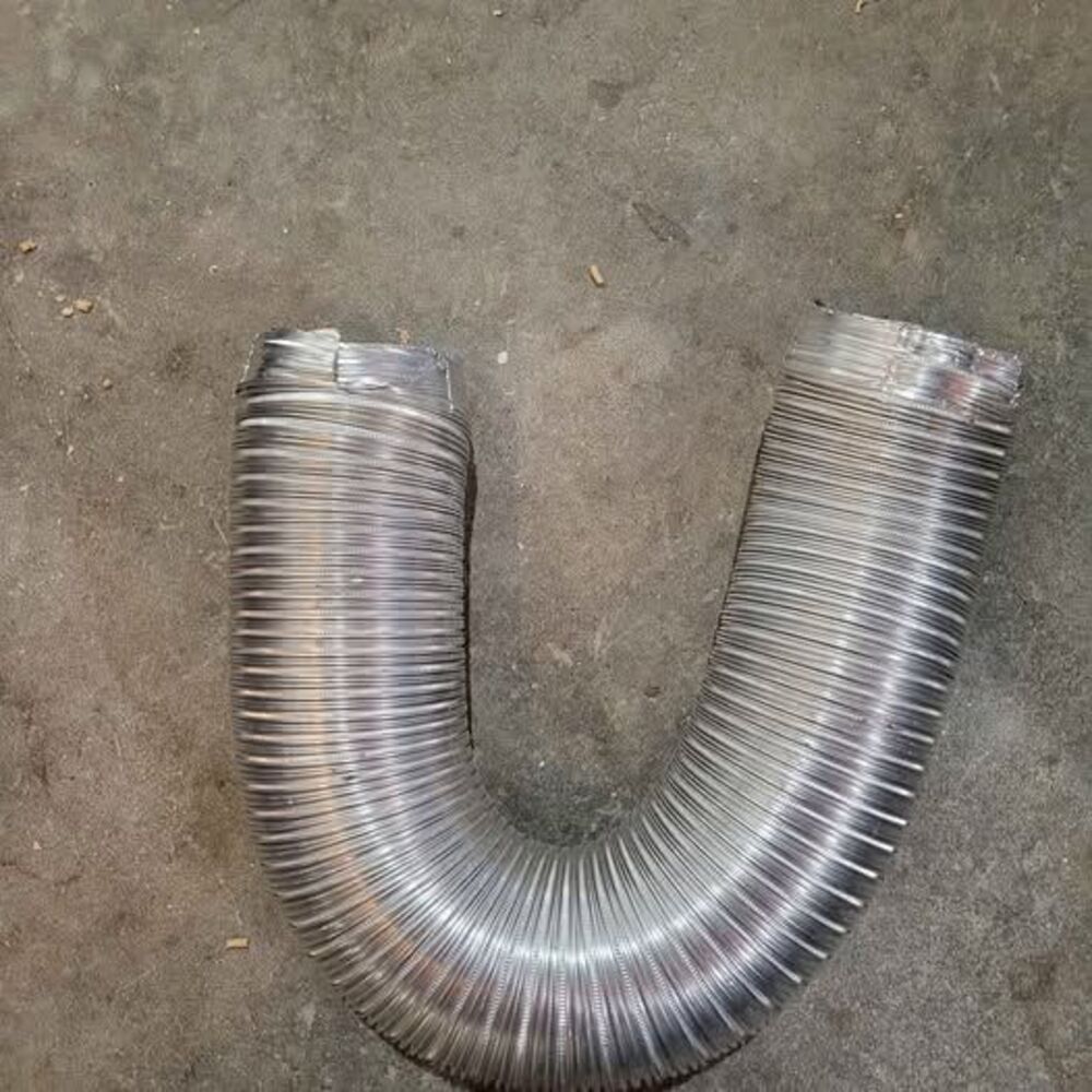 Semi Flexible Aluminum Duct 4in ID